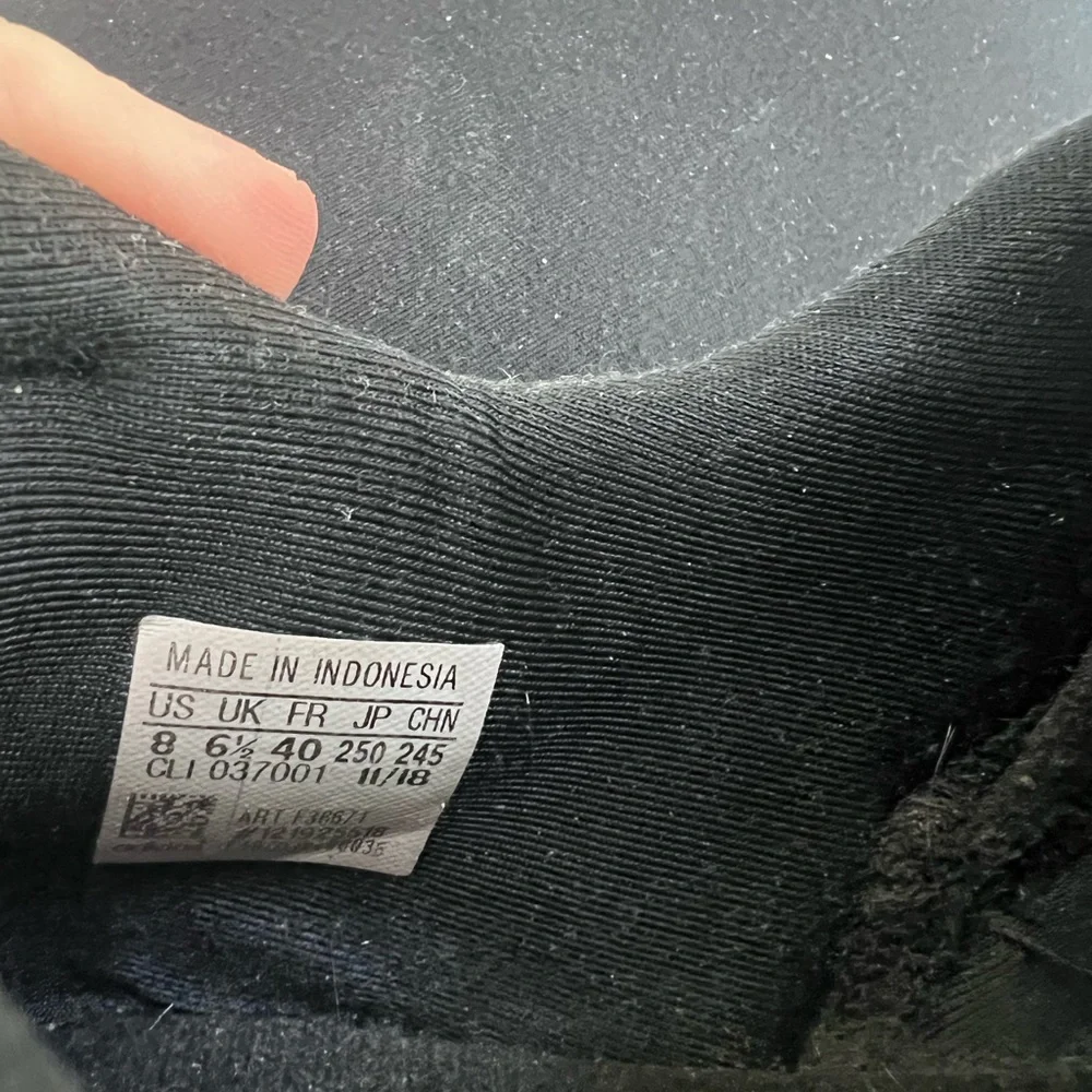 adidas Black and Gray Athletic Sneakers - Picture 3 of 3